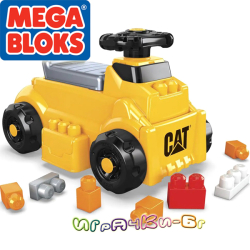 Mega Blocks First Builders Конструктор 10 части Ride-On CAT HDJ29
